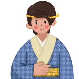 520情侣头像和服男生