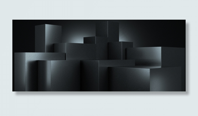 C4D大气磨砂质感纹理黑色电商展台背景背景图片素材,背景元素