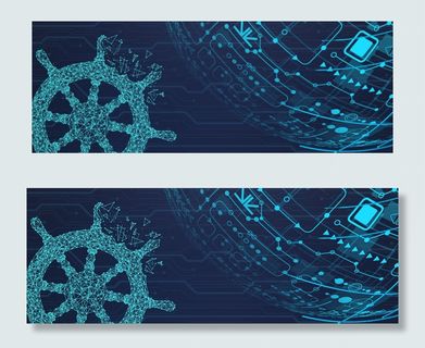 蓝色商务科技banner