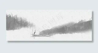 简约淡雅文艺中国风banner