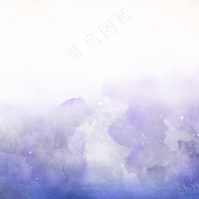 紫色水彩水墨(2000X2000(DPI:300))psd模版下载