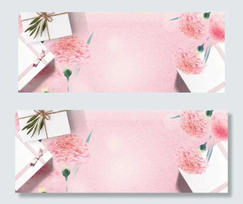 渐变母亲节感恩节电商宣传banner