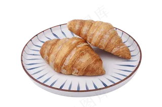 盘子里的面包甜点蛋糕零食甜品,免抠元素