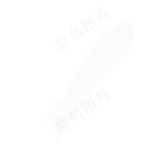 唯美白色羽毛元素,免抠元素