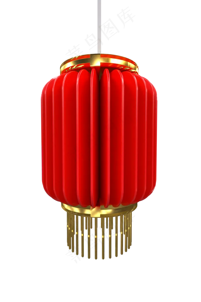 元旦春节喜庆红色灯笼,免抠元素(2000X3000(DPI:72))psd模版下载