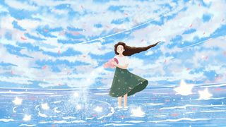 唯美梦幻天空水瓶座