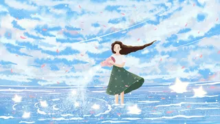 唯美梦幻天空水瓶座