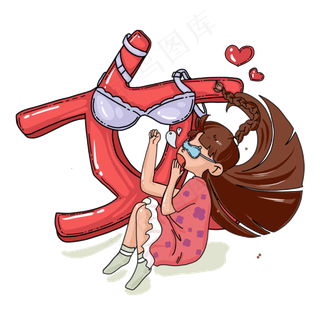 睡美人女神节PNG免抠