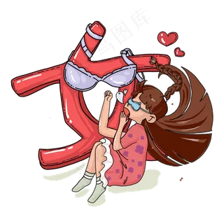 睡美人女神节PNG免抠