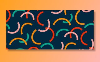 时尚孟菲斯风格的无缝图案。80-90年代风格的彩色几何无缝图案。