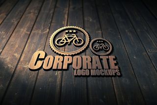 logo样机标志样机智能贴图