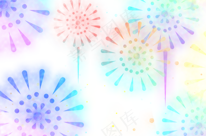 新年节日烟花(2456X1620(DPI:300))psd模版下载