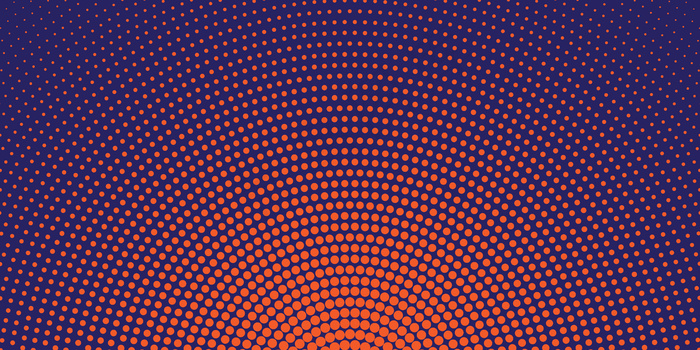 圆形半色调背景