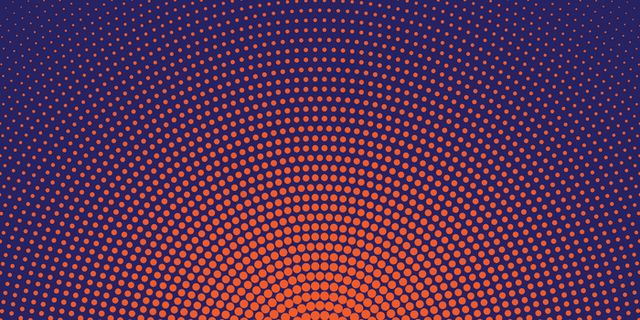 圆形半色调背景