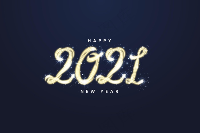 烟花2021年新年背景