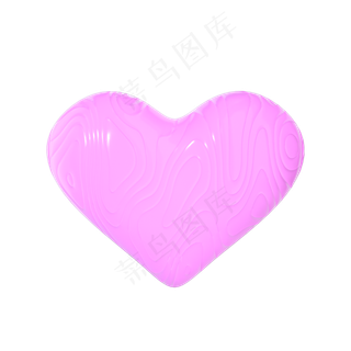 七夕节紫色爱心装饰