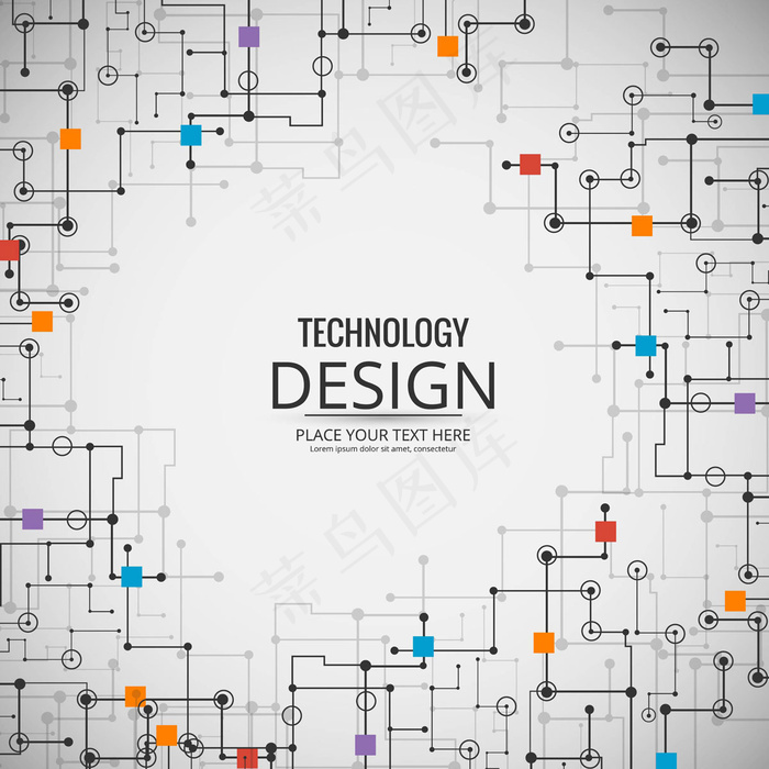 链接和正方形的技术背景