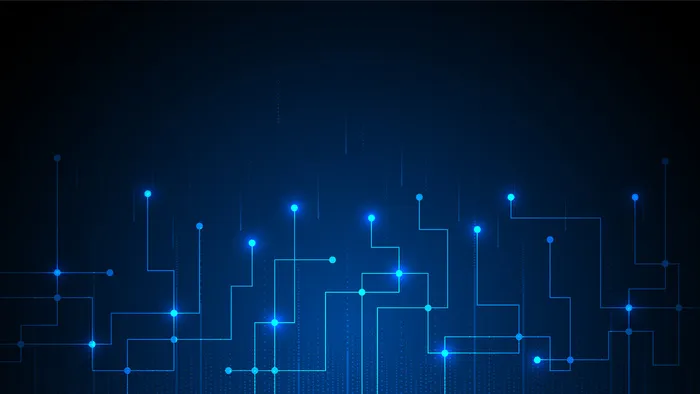 高技术数字数据连接系统与计算机电子电路技术eps,ai矢量模版下载