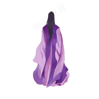 重阳节古风武侠手绘人物