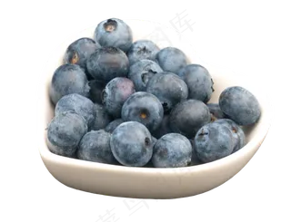 一盘水果蓝莓