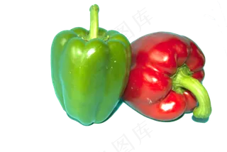 蔬菜食材食物红色绿色辣椒