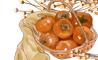 中国风古风水彩秋天丰秋分秋收