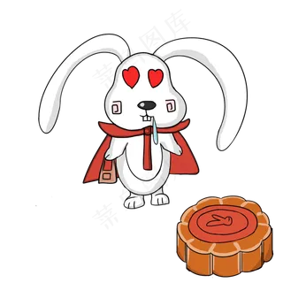 中秋节玉兔月饼