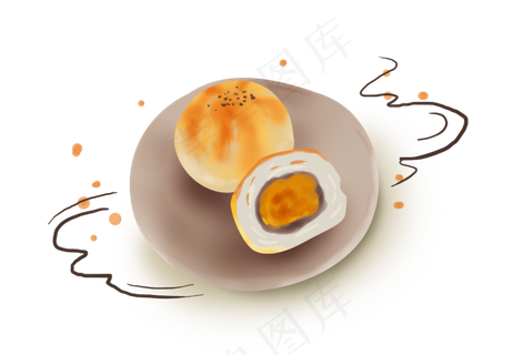 中秋节蛋黄酥点心