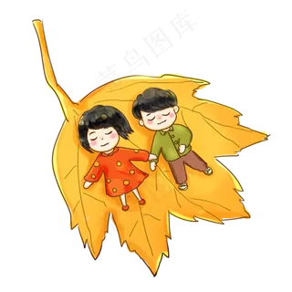 二十四节气之秋分卡通手绘Q版收