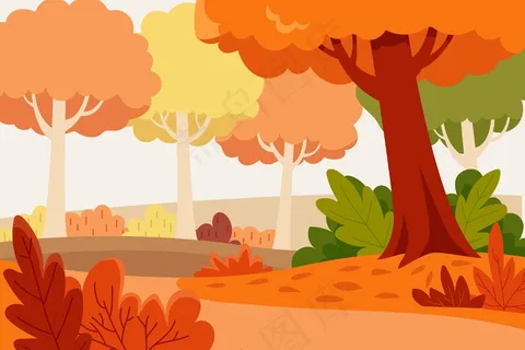 平面设计秋季背景