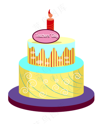 教师节双层蛋糕