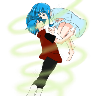 七夕情人节卡通手绘文艺情侣