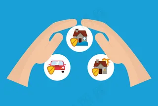 保险服务相关图标图像