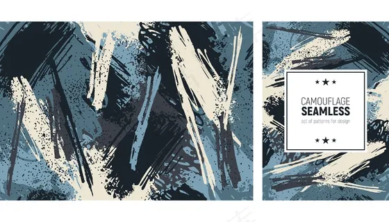 无缝笔刷图案。