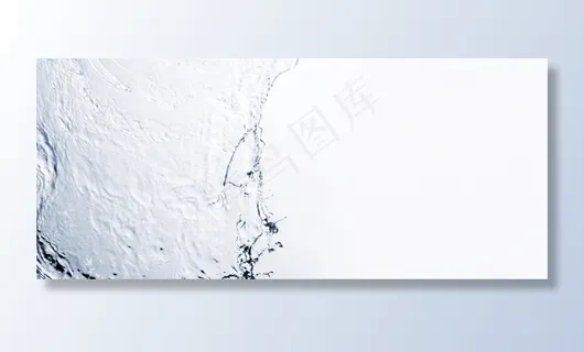 白色背景透明液体形状,带复印空间 白色背景透明液体形状,带复印空间
