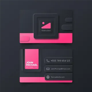 Neumorph名片模板 Neumorph名片模板