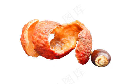 红色水果荔枝皮