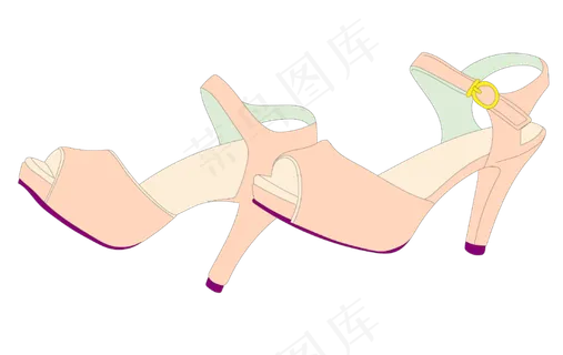 高跟鞋七夕快乐