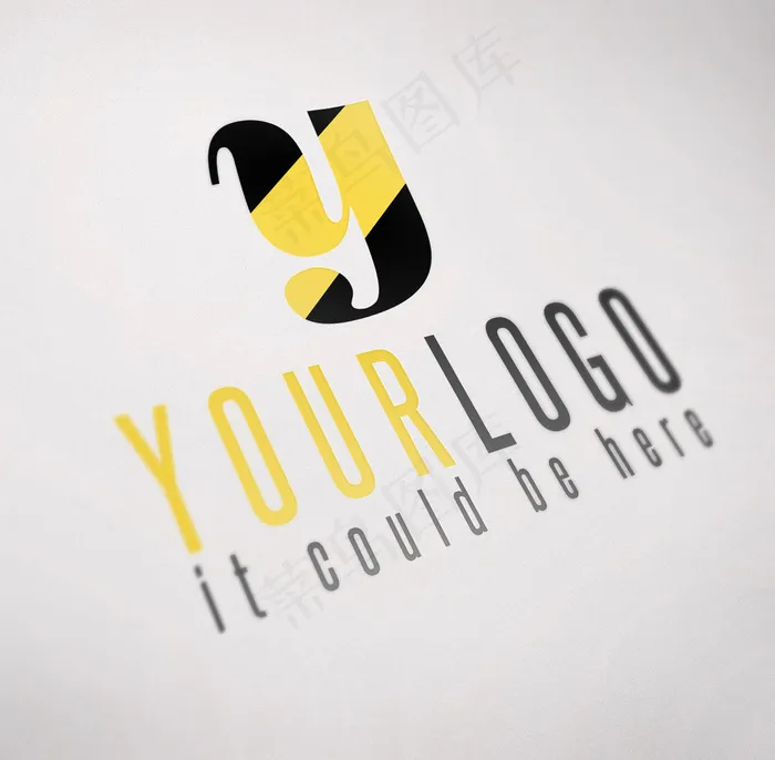 logo样机标志样机智能贴图psd模版下载