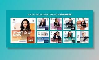 商业社交媒体帖子模板
