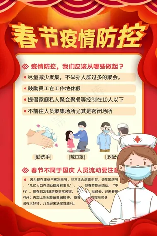 新冠疫情防控海报展板