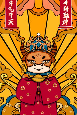 牛年国潮中国风新年