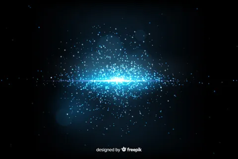 爆炸粒子主题背景