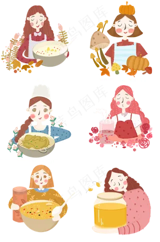 秋季秋天养生女孩养生食物养生茶