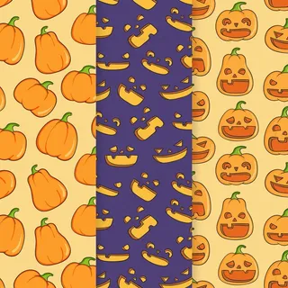 手绘万圣节图案