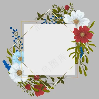 花边图-红框 花边图-红框