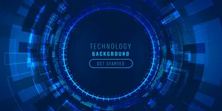 未来高科技线路可视化背景概念