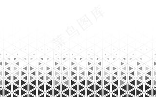 白色背景上的灰色三角形图案
