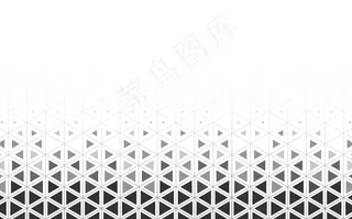 白色背景上的灰色三角形图案