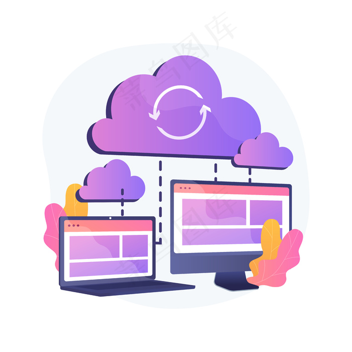 云连接抽象概念图